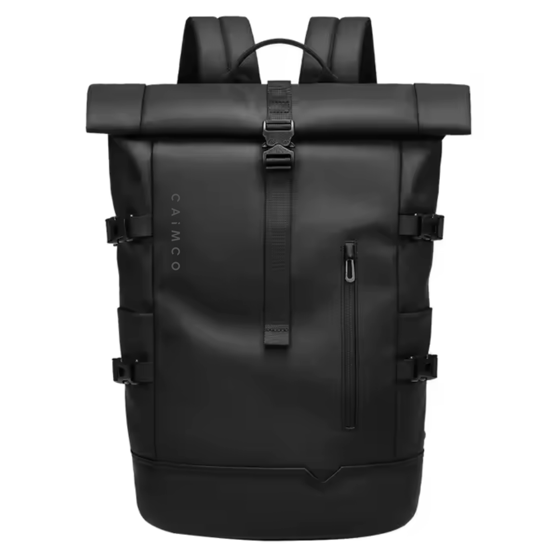 nachhaltiger reiserucksack Caimco® Roll – Reisetasche & Rucksack – Wasserdichter Rucksack für Damen und Herren – Rollreisetasche & Handgepäckrucksack – Nachhaltiger Reiserucksack für Arbeit, Urlaub & Wochenendtrips